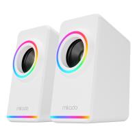 MD-182 2.0 3W*2 Siyah RGB Aydınlatmalı USB + 3.5mm USB 5V Speaker Hoparlör